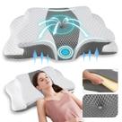 Almofada cervical QIUBABYO Pain Relief Neck Support Memory Foam