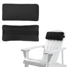 Almofada Chaise Lounge Head, pacote com 2 unidades, resistente à água para uso externo
