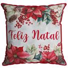 Almofada Cheia Natalina Feliz Natal 43cmx43cm