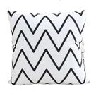 Almofada Chevron Branco E Preto Almofada Chevron Branco E Preto