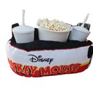 Almofada Com Bolso Porta Pipoca Balde + Copos Mickey Mouse 2