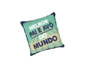Almofada com Enchimento Dia dos pais Melhor Pai e Avô do Mundo Almofada com Enchimento Dia dos pais Melhor Pai e Avô do Mundo