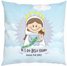 Almofada Com Enchimento Oração Santinho Nossa Senhora do Belo Ramo