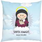 Almofada Com Enchimento Oração Santinhos Santa Edwiges Almofada Com Enchimento Oração Santinhos Santa Edwiges
