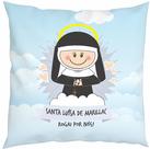 Almofada Com Enchimento Oração Santinhos Santa Luísa de Marillac