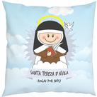 Almofada Com Enchimento Oração Santinhos Santa Tereza D'Ávila Almofada Com Enchimento Oração Santinhos Santa Tereza D'Ávila