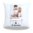Almofada com Foto e Música Personalizado - Dia dos Namorados
