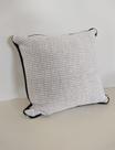 Almofada Concept com Cordone 50x50cm Claro Jacquard - Belchior