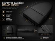 Almofada Conforto Universal para Moto Assento Macio Antiderrapante Premium para Moto