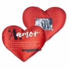 Almofada Coração Com Porta Retratos - Dicionário Do amor - Uatt