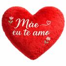 Almofada Coração "MÃE EU TE AMO" Presente Especial