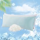 Almofada corporal de espuma viscoelástica WhatsBedding Cooling Cover azul
