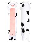 Almofada corporal de pelúcia Cuddle Paws Cow Print para crianças 58 cm Almofada corporal de pelúcia Cuddle Paws Cow Print para crianças 58 cm