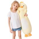 Almofada corporal de pelúcia HAIJUNYA Duck 36 cm de comprimento para crianças