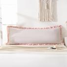 Almofada Corporal Merryword Bege e Rosa Reversível 50x137cm