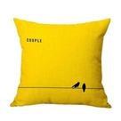 Almofada Couple Amarelo