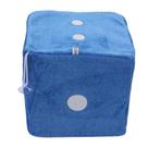 Almofada cúbica macia de pelúcia Plush Dice SNOQ de 20 cm vermelha Pleuche