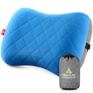Almofada de acampamento Hikenture Ultralight inflável lavável azul