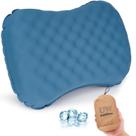 Almofada de acampamento UWILLION inflável Ice Silk Memory Foam Almofada de acampamento UWILLION inflável Ice Silk Memory Foam