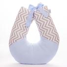 Almofada de Amamentar Light Chevron Azul