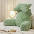 Almofada de Apoio Corporal SLIGUY para Leitura com Suporte para Braço Verde