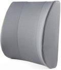 Almofada de apoio lombar DMI Elite para cadeira, 14x13x5 em cinza