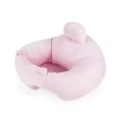 Almofada De Apoio Puff Para Bebe Sentar Rosa - Baby Pil