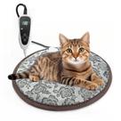 Almofada de aquecimento Cat GOLOPET Round 41 cm Smart Thermostat Rose