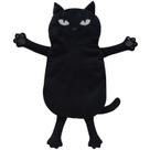 Almofada de aquecimento de microondas Cuckool Black Cat 17x9cm para alívio da dor