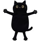 Almofada de aquecimento de microondas Cuckool Black Cat 17x9cm para alívio da dor