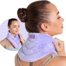 Almofada de aquecimento de pescoço REVIX para micro-ondas Moist Heat sem perfume