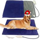 Almofada de aquecimento DEOMAN para cães e gatos grandes com capa lavável