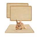 Almofada de arranhar PODOO Bunny Scratch Pads Sisal Rabbit 2 unidades