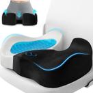 Almofada de assento CushyOasis Memory Foam para escritório, carro, cadeira de rodas