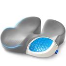 Almofada de assento em gel, suporte ergonômico de espuma viscoelástica ZIKEE