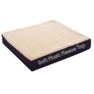 Almofada de assento Essential Medical Supply coberta de lã 45x40x7,5cm Almofada de assento Essential Medical Supply coberta de lã 45x40x7,5cm