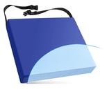 Almofada de assento para cadeira de rodas NYortho Firm resistente à água 40x40x5cm