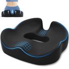 Almofada de assento tipo donut SweetSlubr grande, ergonômica, para cóccix Almofada de assento tipo donut SweetSlubr grande, ergonômica, para cóccix