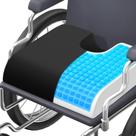 Almofada de assento TranquilMoments Gel Memory Foam preta