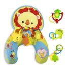 Almofada de Atividades Tummy Time + Tapete com 3 Brinquedos Cor:Amarelo Leao Almofada de Atividades Tummy Time + Tapete com 3 Brinquedos Cor:Amarelo Leao