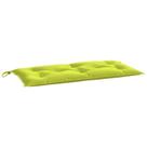 Almofada de banco de jardim VidaXL Bright Green 110x50x7cm Oxford