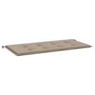 Almofada de banco de jardim VidaXL Taupe 120x50x3cm Tecido Oxford