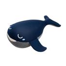Almofada de Bichinho Baleia Azul Fom Pelúcia Macia Decorativa