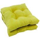 Almofada de cadeira Blazing Needles 41x41 cm Mojito Lime, pacote com 2