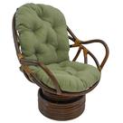 Almofada de cadeira Blazing Needles Solid Twill Swivel Rocker Sage