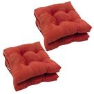 Almofada de cadeira de microcamurça Pillow Blazing Needles 16", pacote com 4 Almofada de cadeira de microcamurça Pillow Blazing Needles 16", pacote com 4
