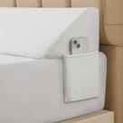 Almofada de cama Ruqmuis King para cabeceira, colchão, preenchimento de lacunas
