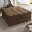 Almofada de chão Codi High Density Foam, 2 conjuntos de café com 5 cm de espessura