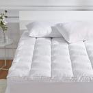 Almofada de colchão SLEEP ZONE de algodão de tamanho duplo com 300 TC, 100% blusa