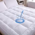 Almofada de colchão WhatsBedding impermeável de algodão queen size